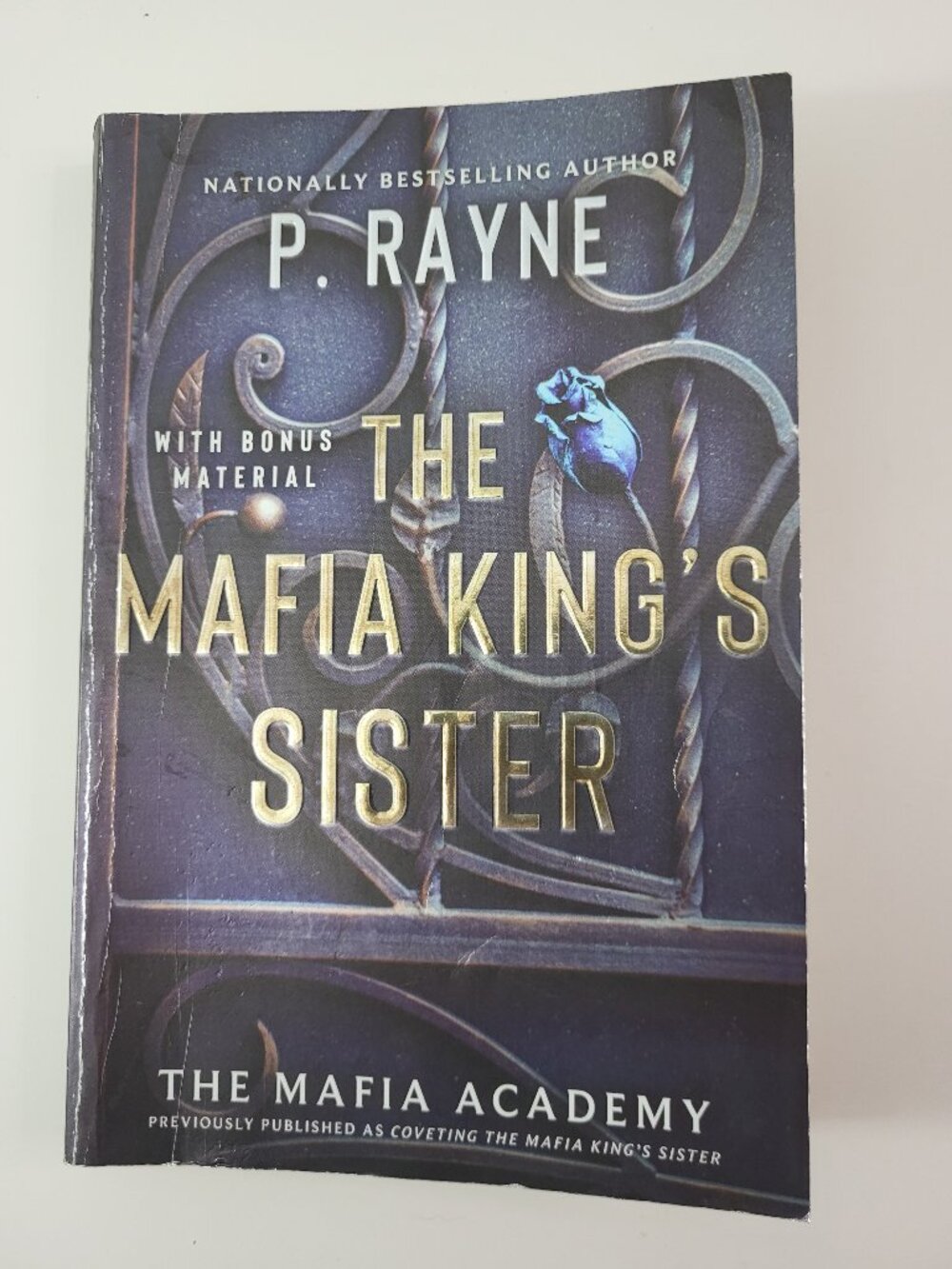 The Mafia King's Sister by P. Rayne Dark Romance Mafia Academy Paperback